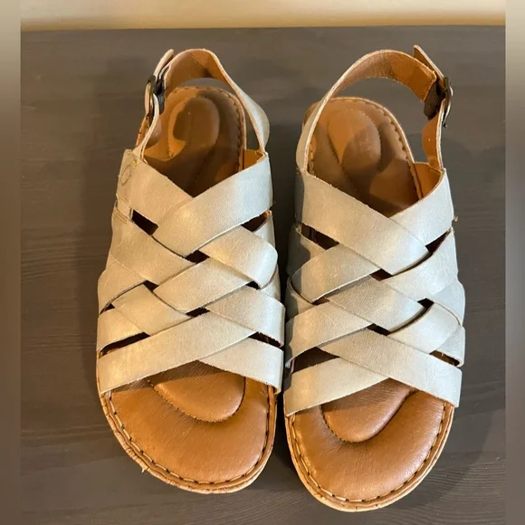 Born Laila Braided Leather Sandals - Picture 2 of 10